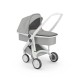 Carucior 2 in 1 Greentom 100% Ecologic White Grey 