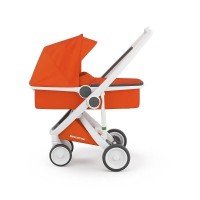 Carucior 2 in 1 Greentom 100% Ecologic White Orange