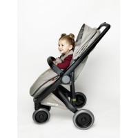 Carucior Greentom Classic Upp 100% Ecologic Black Grey