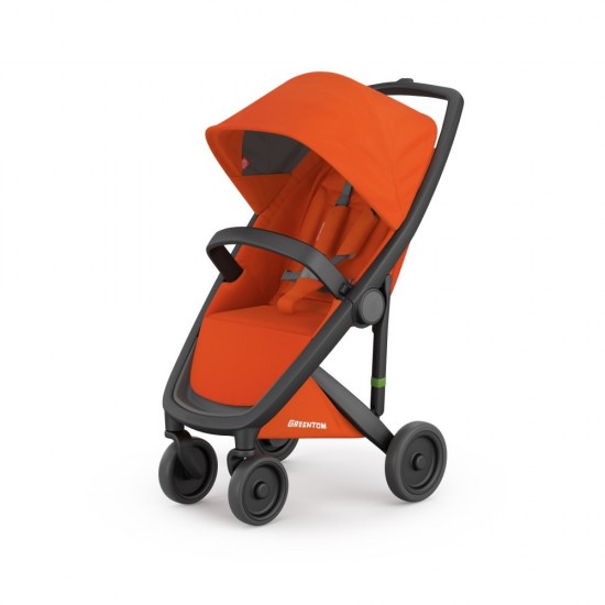 Carucior Greentom Classic Upp 100% Ecologic Black Orange