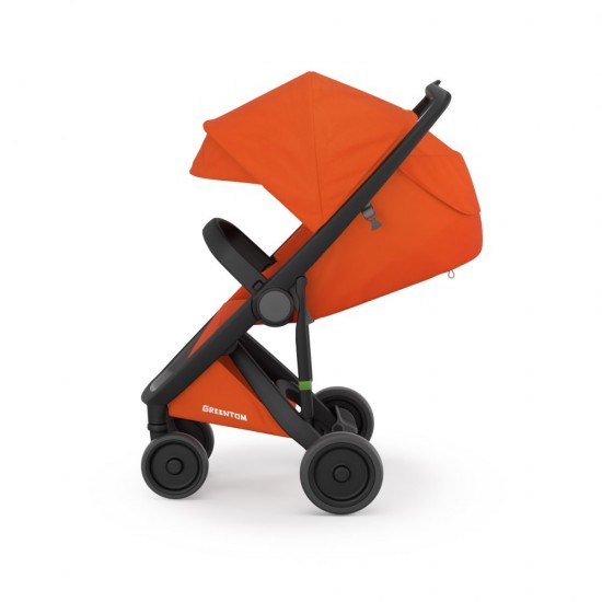 Carucior Greentom Classic Upp 100% Ecologic Black Orange