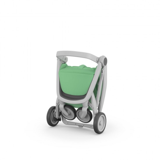 Carucior Greentom Classic Upp 100% Ecologic Grey Mint