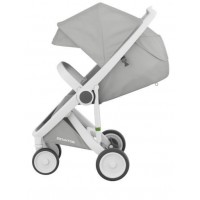 Carucior Greentom Classic Upp 100% Ecologic White Grey
