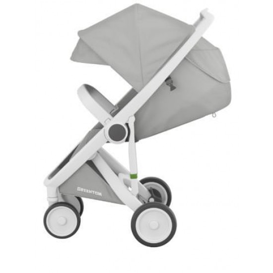 Carucior Greentom Classic Upp 100% Ecologic White Grey