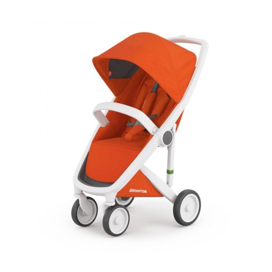Carucior Greentom Classic Upp 100% Ecologic White Orange