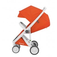 Carucior Greentom Classic Upp 100% Ecologic White Orange