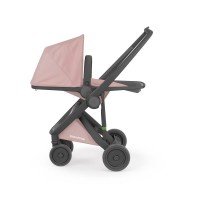 Carucior Greentom Reversible 100% Ecologic Black Blossom