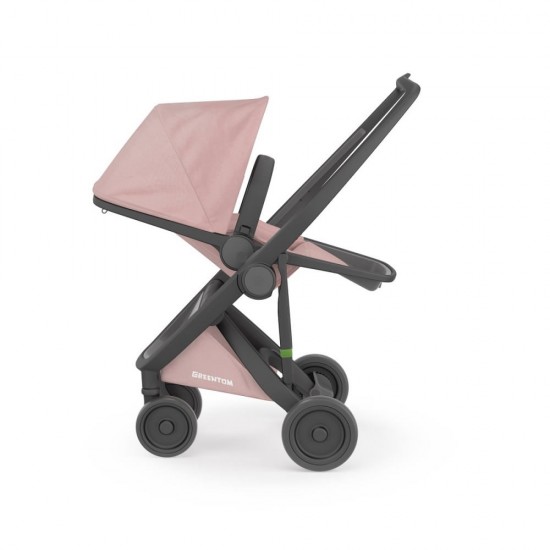 Carucior Greentom Reversible 100% Ecologic Black Blossom