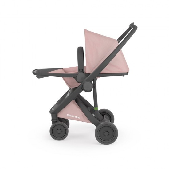 Carucior Greentom Reversible 100% Ecologic Black Blossom