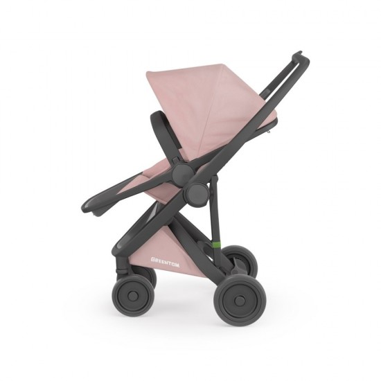 Carucior Greentom Reversible 100% Ecologic Black Blossom