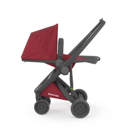 Carucior Greentom Reversible 100% Ecologic Black Cherry