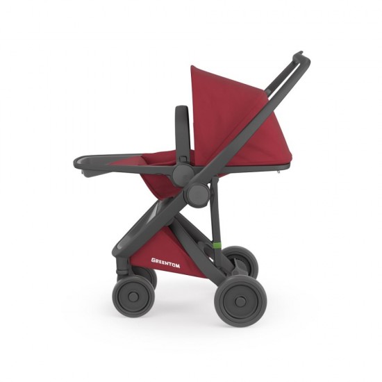 Carucior Greentom Reversible 100% Ecologic Black Cherry