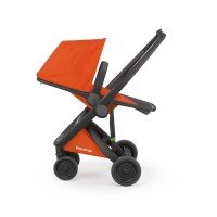 Carucior Greentom Reversible 100% Ecologic Black Orange