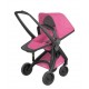 Carucior Greentom Reversible 100% Ecologic Black Pink