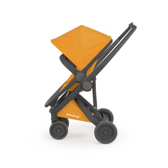 Carucior Greentom Reversible 100% Ecologic Black Sunflower