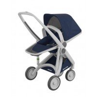 Carucior Greentom Reversible 100% Ecologic Grey Blue