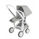 Carucior Greentom Reversible 100% Ecologic White Grey