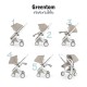Carucior Greentom Reversible 100% Ecologic White Sand