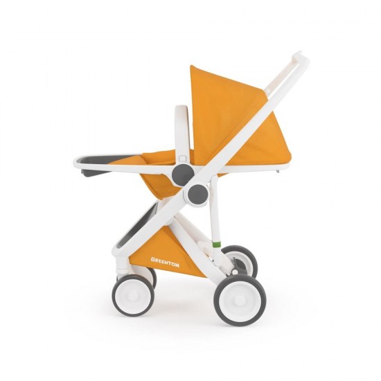 Carucior Greentom Reversible 100% Ecologic White Sunflower