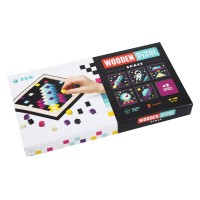 Joc din lemn Cubika Mozaic Pixel Space