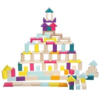 Set de constructii din lemn Cubika 1