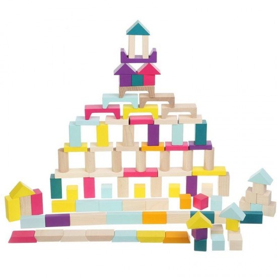 Set de constructii din lemn Cubika 1