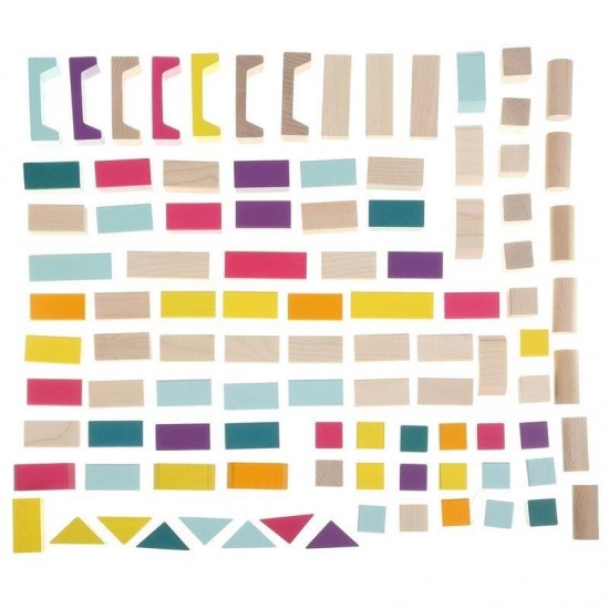 Set de constructii din lemn Cubika 1