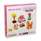 Set de constructii din lemn Cubika World Kitty Flat