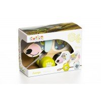 Jucarie din lemn Cubika Happy Puppy