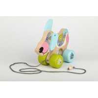 Jucarie din lemn Cubika Happy Puppy