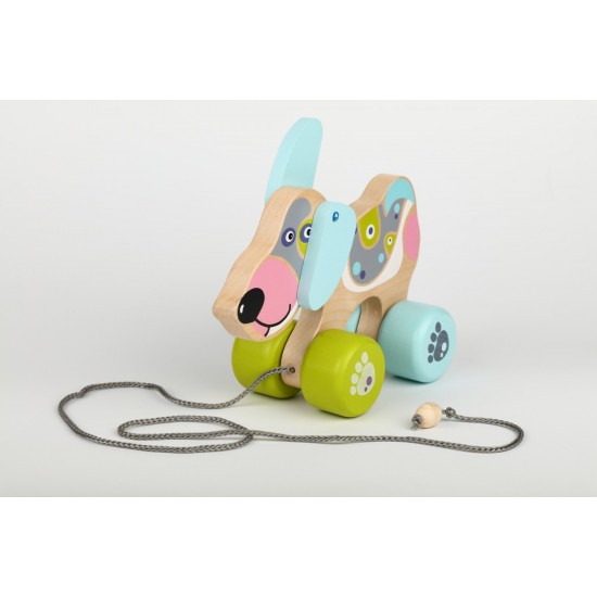 Jucarie din lemn Cubika Happy Puppy