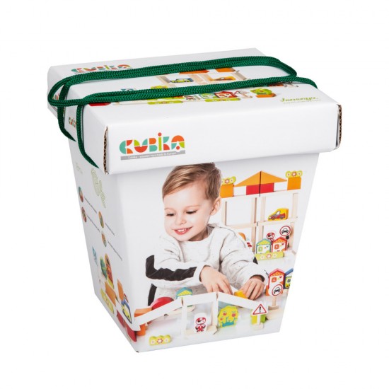 Kit de constructie Cubika pentru baietei 
