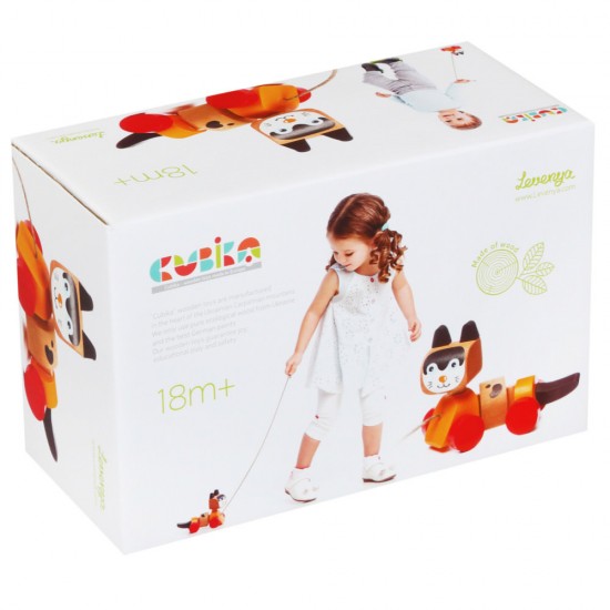 Jucarie din lemn Cubika Prietena mea Pisicuta