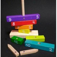 Jucarie din lemn Cubika - Sa invatam ceasul