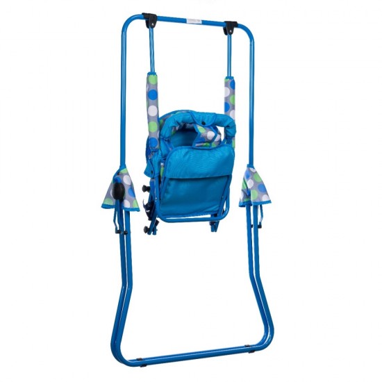 Leagan pentru copii Top Kids cu spatar reglabil Blue Dots