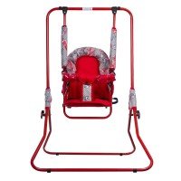 Leagan pentru copii Top Kids cu spatar reglabil si bara detasabila Red Birds