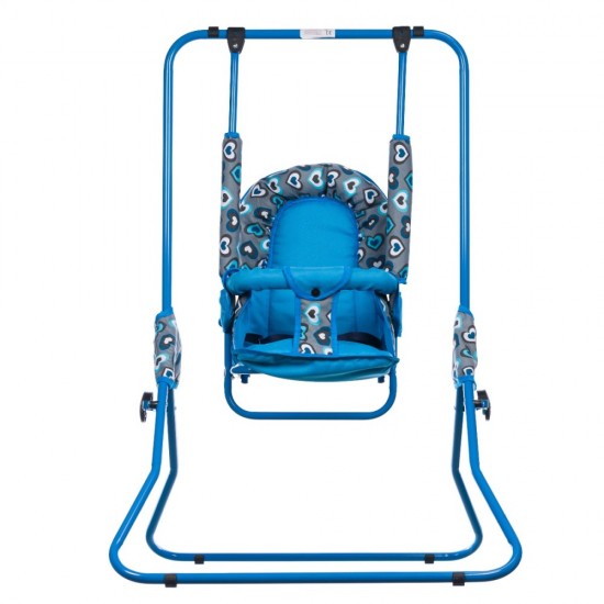 Leagan pentru copii Top Kids pentru interior si exterior Blue Hearts