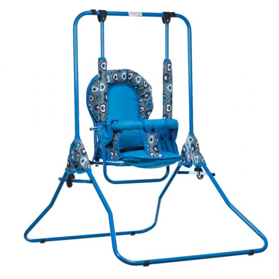 Leagan pentru copii Top Kids pentru interior si exterior Blue Hearts