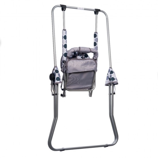 Leagan pentru copii Top Kids pentru interior si exterior Grey Dots