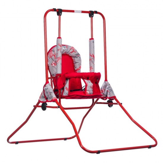 Leagan pentru copii Top Kids pentru interior si exterior Red Birds