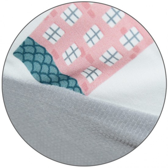 Perna de alaptat cu husa bumbac si umplutura fibre de silicon Eko 180 cm Police