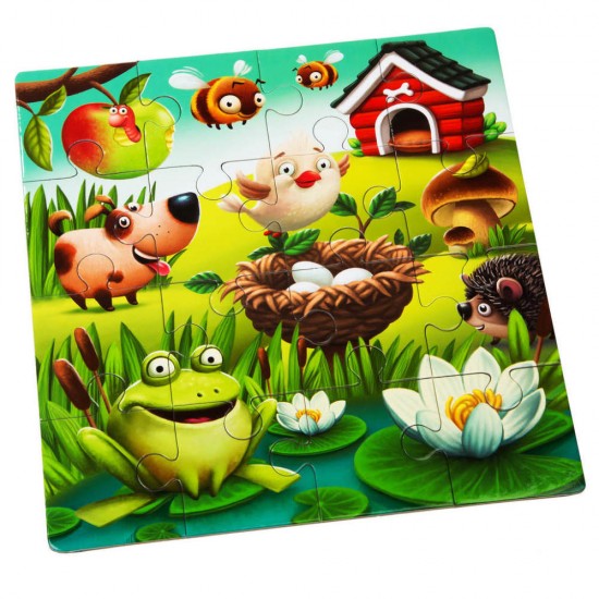 Puzzle 3 in 1 Cubika Animalutele Preferate