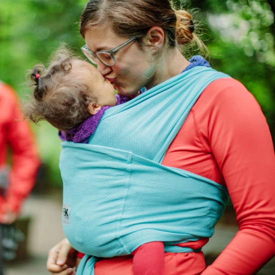 Sistem Purtare Baby Ktan Baby Carrier Breeze -Teal - Marimea XS