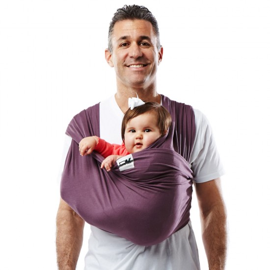 Sistem Purtare Baby Ktan Baby Carrier Original Cotton - Eggplant - Marimea XS