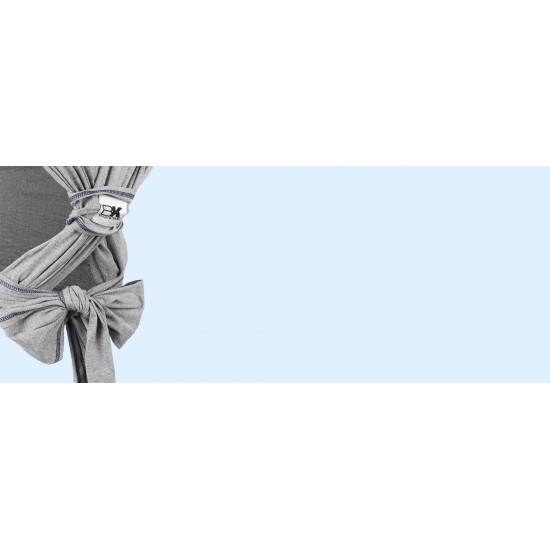 Sistem Purtare Baby Ktan Baby Carrier Original Cotton - Heather Grey - Marimea L