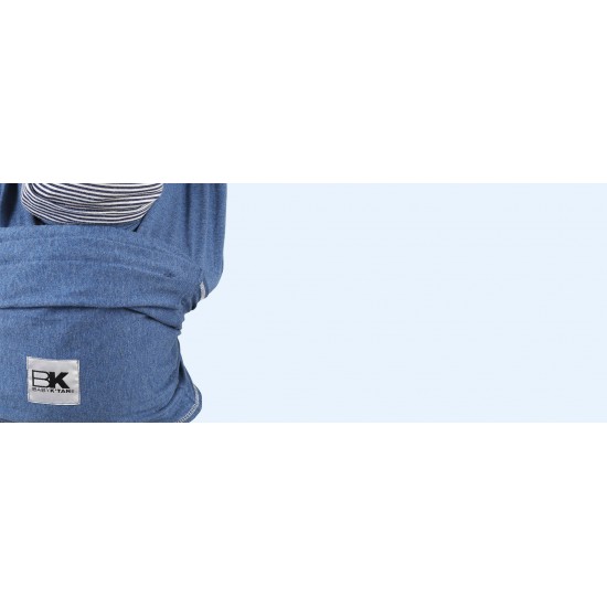Sistem Purtare Baby Ktan Baby Carrier Original Cotton - Denim - Marimea XS