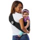 Sistem Purtare Baby Ktan Baby Carrier Original Cotton - Basic Black - Marimea XS