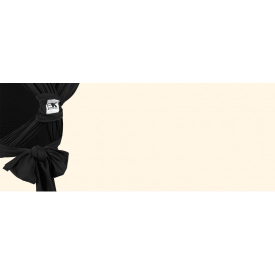Sistem Purtare Baby Ktan Baby Carrier Original Cotton - Basic Black - Marimea XS
