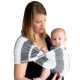 Sistem Purtare Baby K'tan Baby Carrier Print - Charcoal Stripe - Marimea M