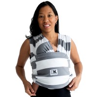 Sistem Purtare Baby K'tan Baby Carrier Print - Charcoal Stripe - Marimea S